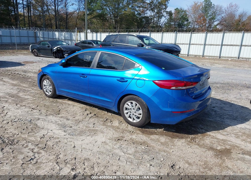 2018 HYUNDAI ELANTRA VIN: KMHD74LF2JU473084