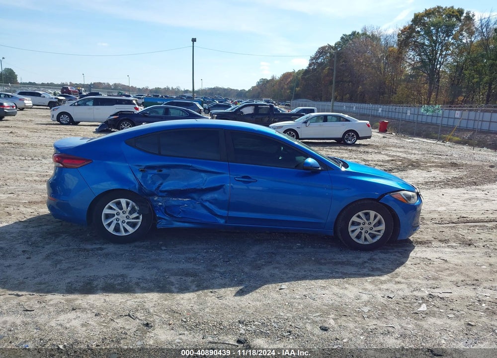 2018 HYUNDAI ELANTRA VIN: KMHD74LF2JU473084