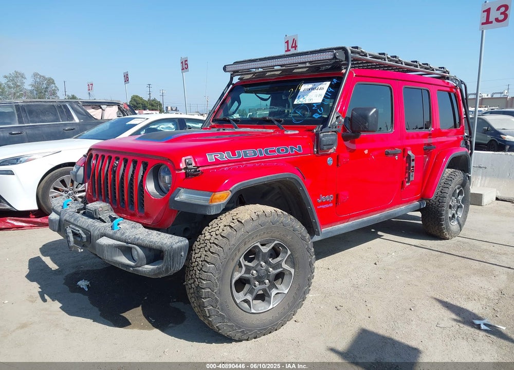 2021 JEEP WRANGLER 4XE UNLIMITED RUBICON 4X4 VIN: 1C4JJXR60MW844995