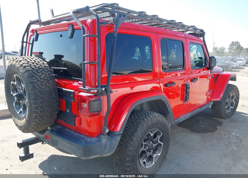 2021 JEEP WRANGLER 4XE UNLIMITED RUBICON 4X4 VIN: 1C4JJXR60MW844995