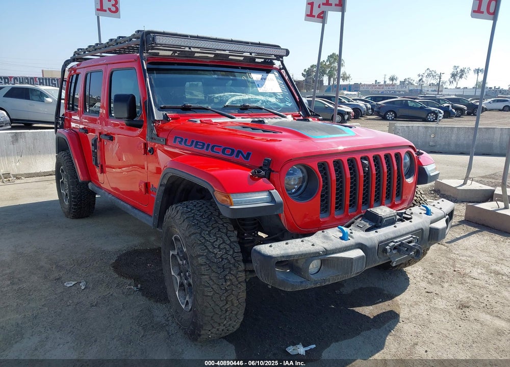 2021 JEEP WRANGLER 4XE UNLIMITED RUBICON 4X4 VIN: 1C4JJXR60MW844995