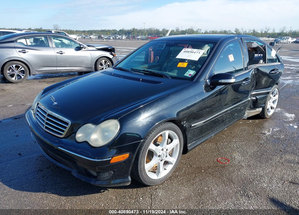 2007 MERCEDES-BENZ C 230 SPORT VIN: WDBRF52H17A914461