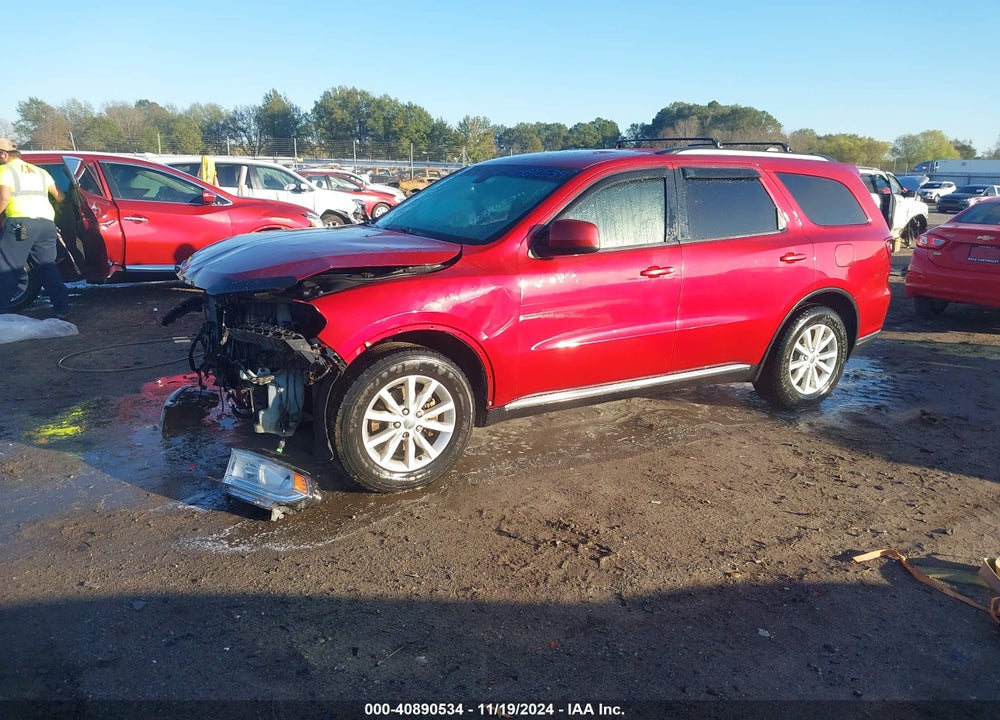 2014 DODGE DURANGO SXT VIN: 1C4RDHAG1EC405442