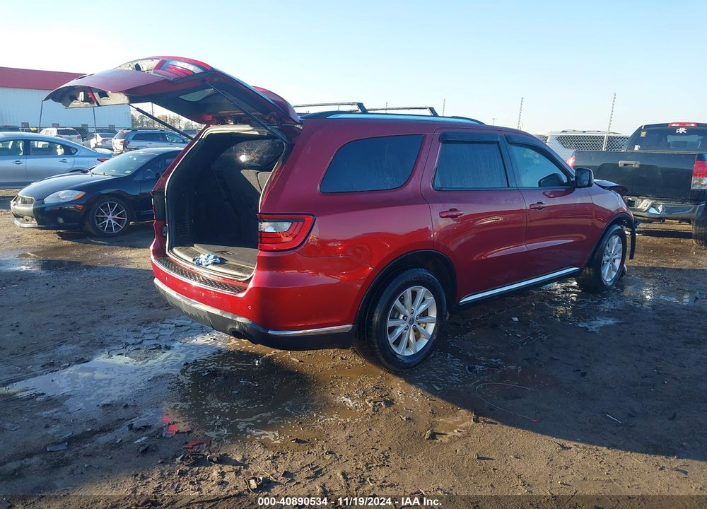 2014 DODGE DURANGO SXT VIN: 1C4RDHAG1EC405442