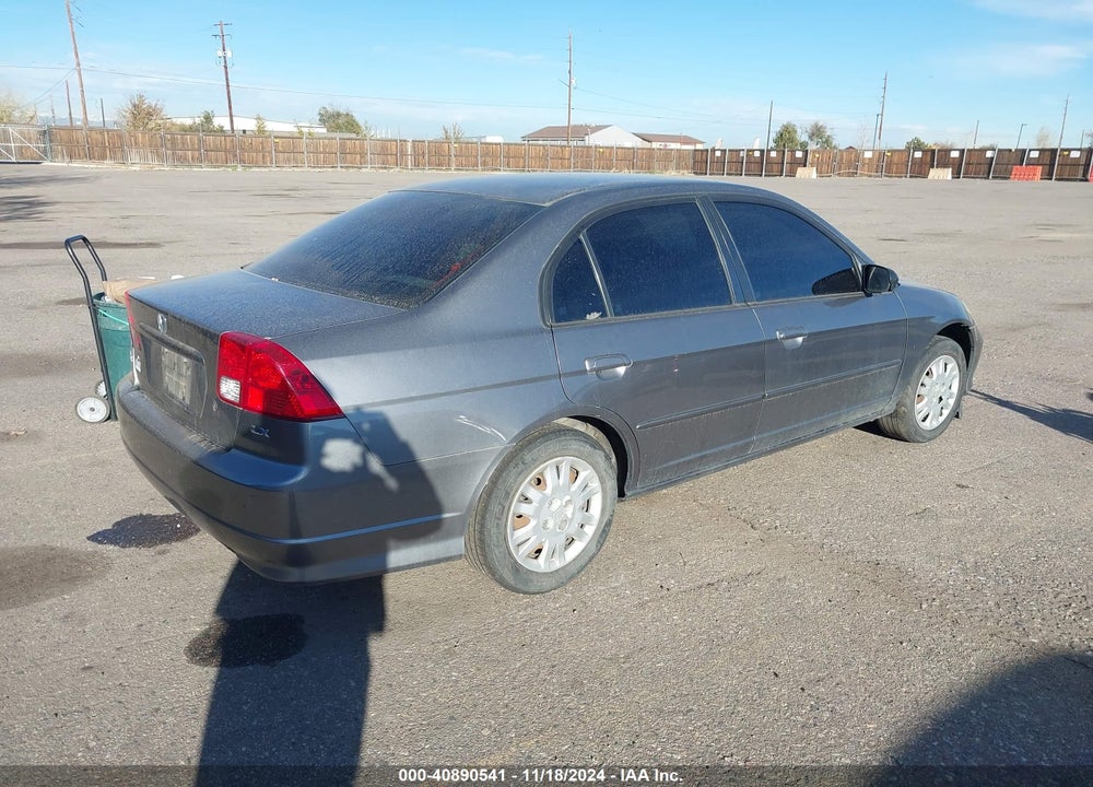 2005 HONDA CIVIC LX VIN: 2HGES16655H555824