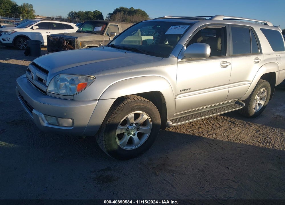 2003 TOYOTA 4RUNNER LIMITED V8 VIN: JTEZT17R530007194