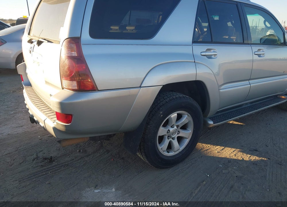 2003 TOYOTA 4RUNNER LIMITED V8 VIN: JTEZT17R530007194