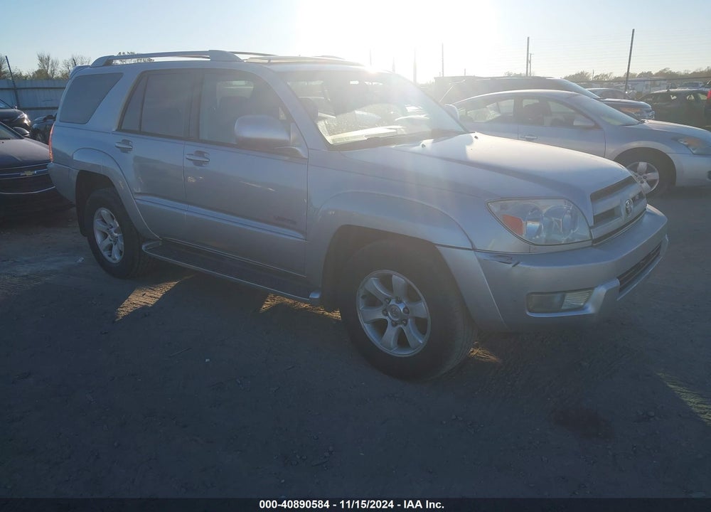 2003 TOYOTA 4RUNNER LIMITED V8 VIN: JTEZT17R530007194