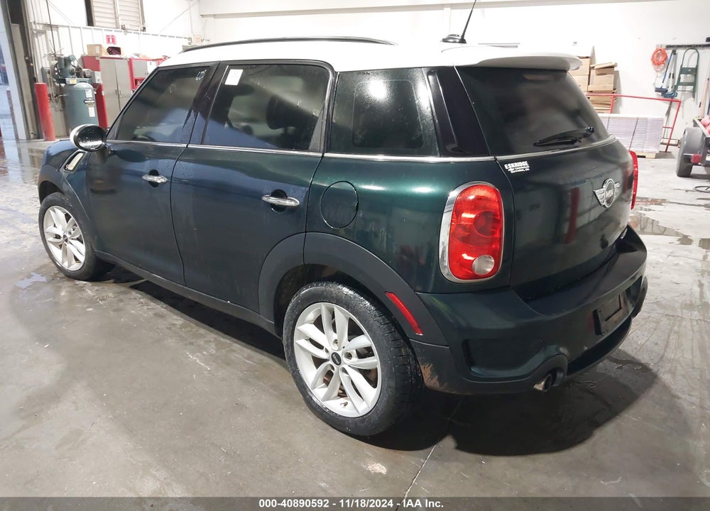 2012 MINI COOPER S COUNTRYMAN VIN: WMWZC3C58CWL87404