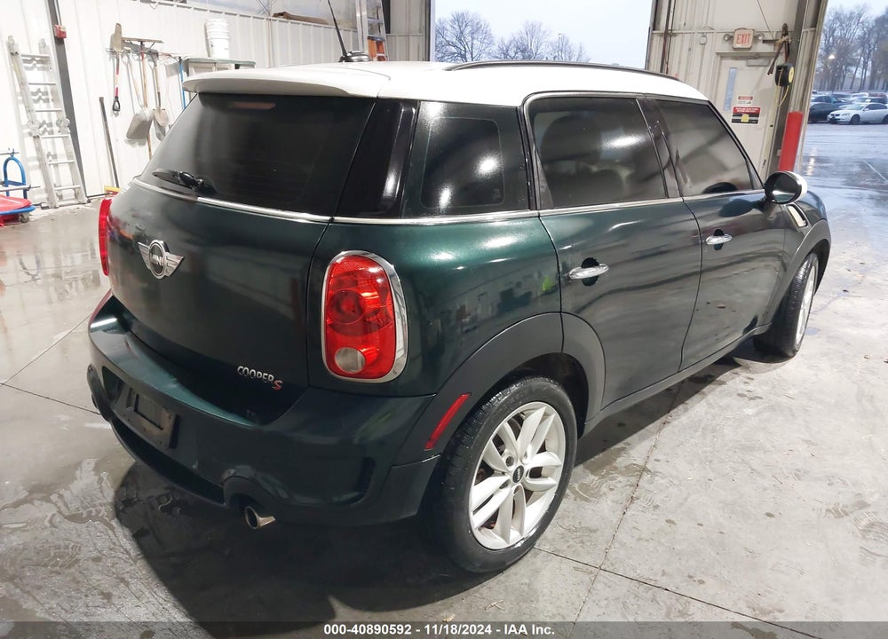 2012 MINI COOPER S COUNTRYMAN VIN: WMWZC3C58CWL87404