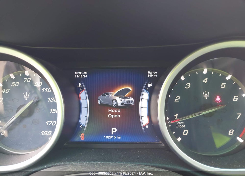 2015 MASERATI GHIBLI S Q4 VIN: ZAM57RTA5F1133684
