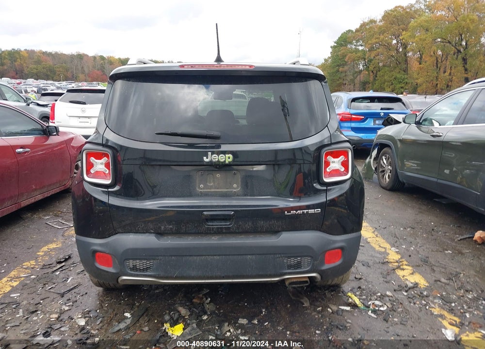 2018 JEEP RENEGADE LIMITED FWD VIN: ZACCJADB0JPH58492