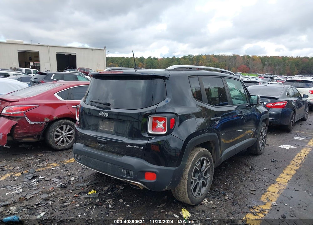 2018 JEEP RENEGADE LIMITED FWD VIN: ZACCJADB0JPH58492