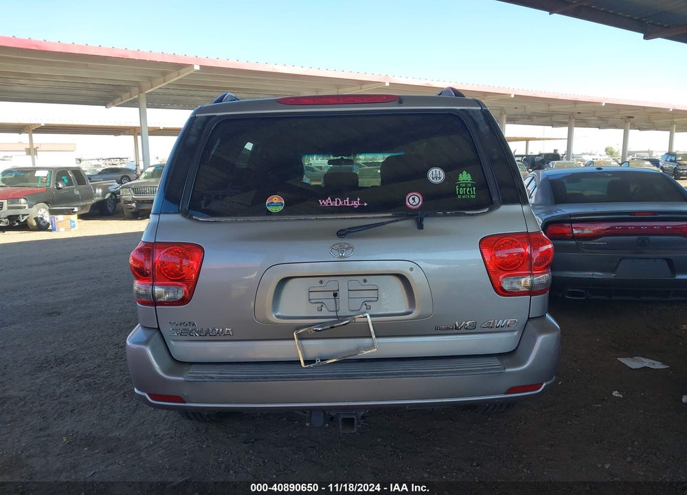 2005 TOYOTA SEQUOIA SR5 V8 VIN: 5TDBT44AX5S253924