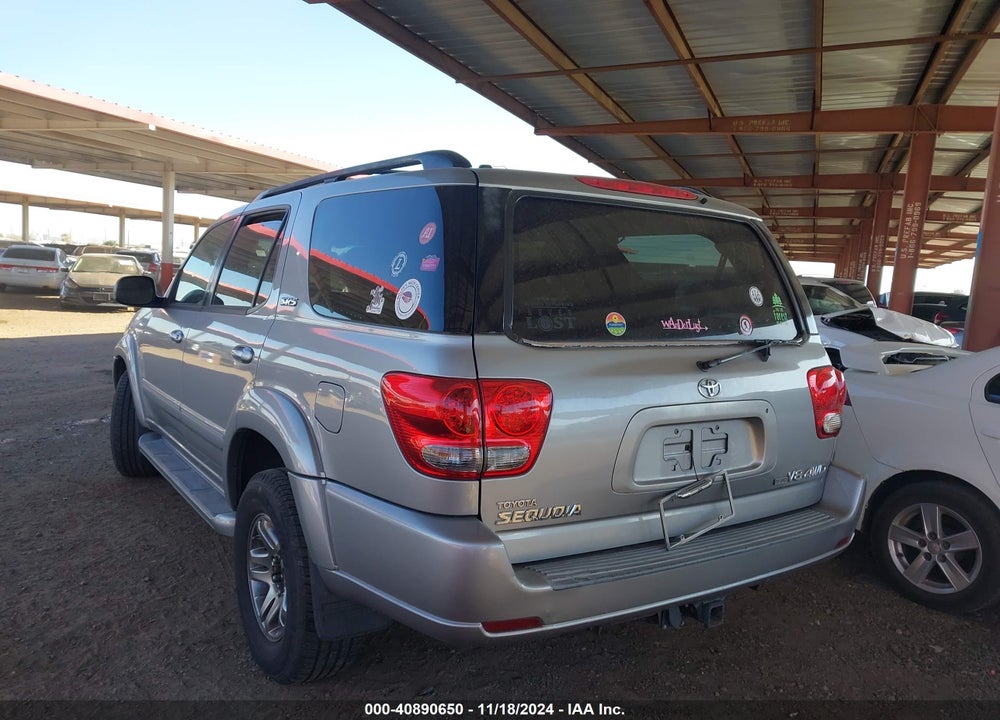 2005 TOYOTA SEQUOIA SR5 V8 VIN: 5TDBT44AX5S253924