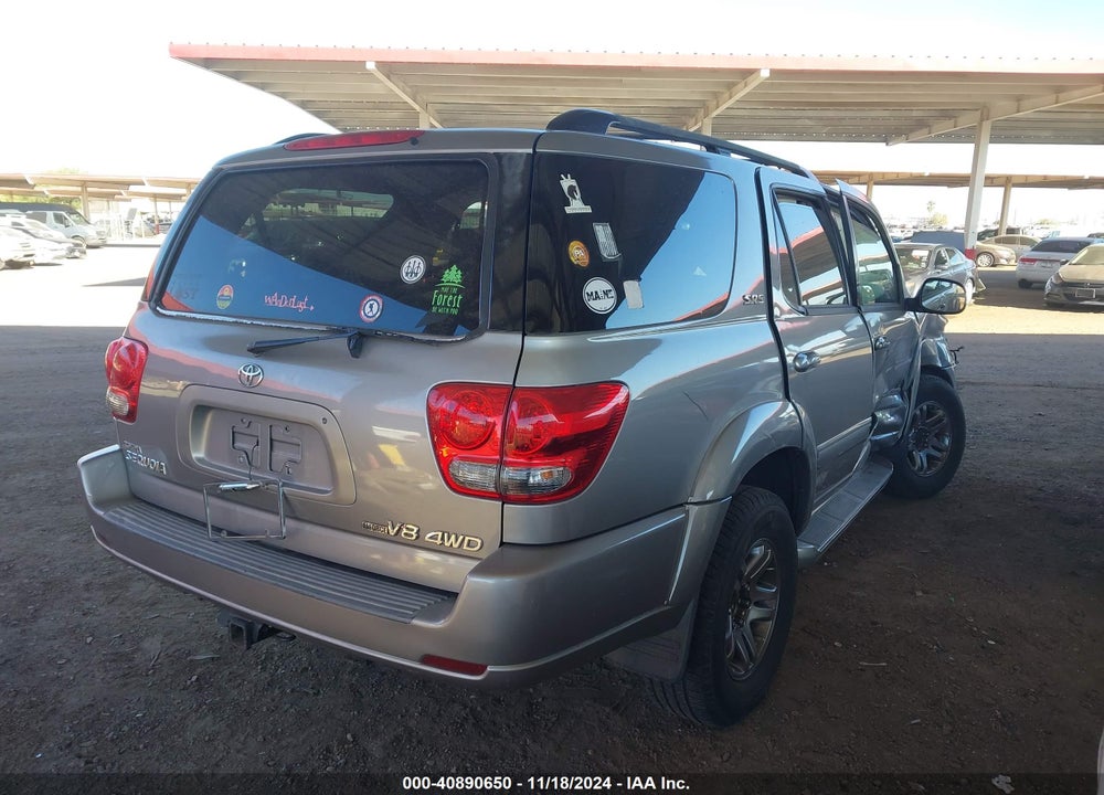 2005 TOYOTA SEQUOIA SR5 V8 VIN: 5TDBT44AX5S253924