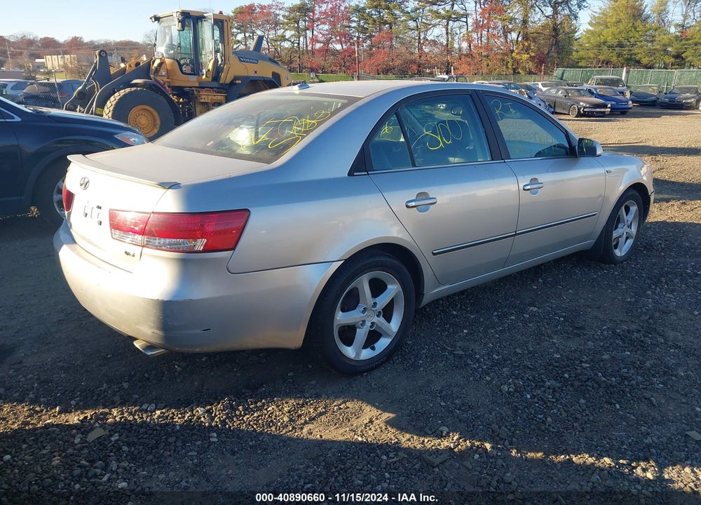 2007 HYUNDAI SONATA LIMITED/SE V6 VIN: 5NPEU46F77H261104