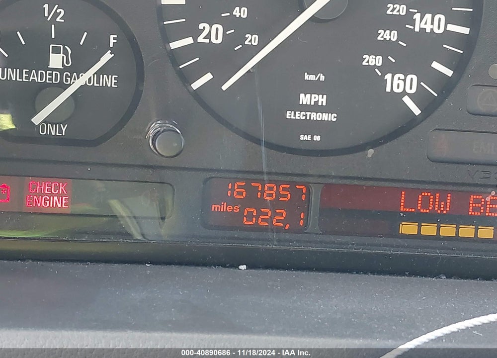 1995 BMW 525 I AUTOMATIC VIN: WBAHD6326SGK80019