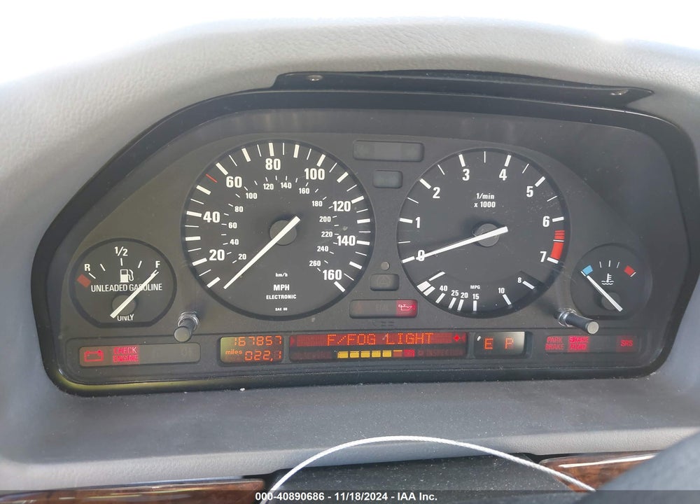 1995 BMW 525 I AUTOMATIC VIN: WBAHD6326SGK80019