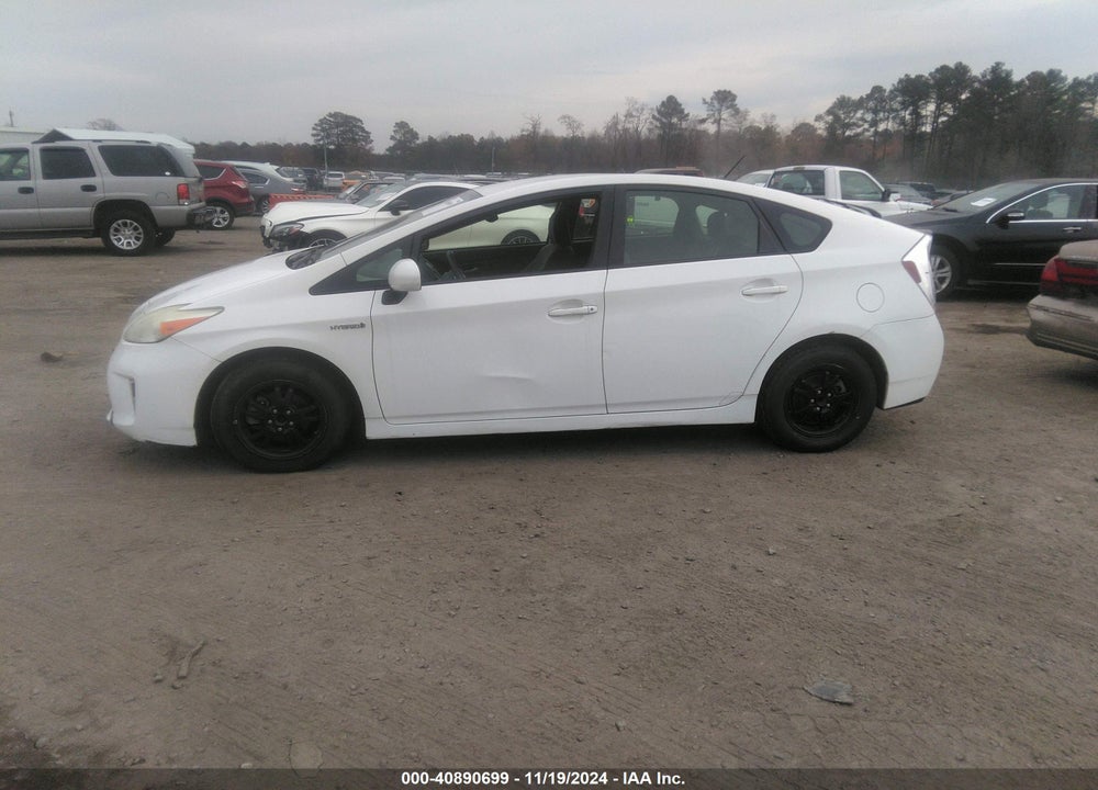 2012 TOYOTA PRIUS THREE VIN: JTDKN3DU6C1528035