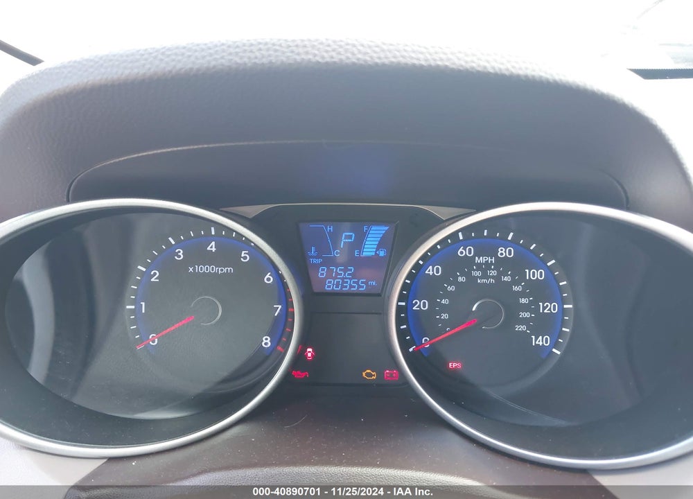 2013 HYUNDAI TUCSON GLS VIN: KM8JU3AC7DU773092