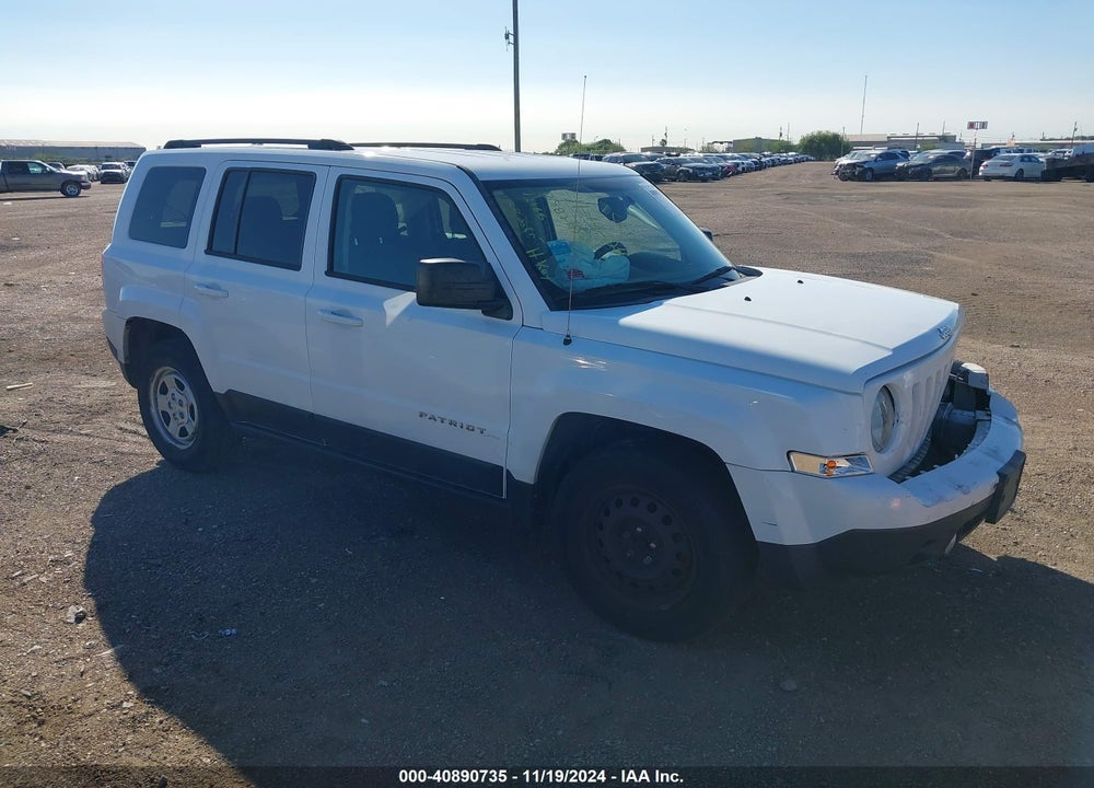 2017 JEEP PATRIOT SPORT FWD VIN: 1C4NJPBA9HD116299