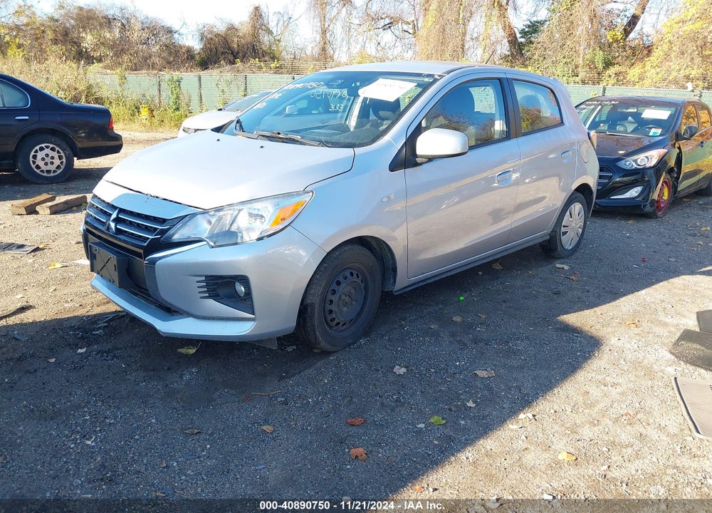 2021 MITSUBISHI MIRAGE CARBONITE EDITION/ES/LE VIN: ML32AUHJ6MH012349
