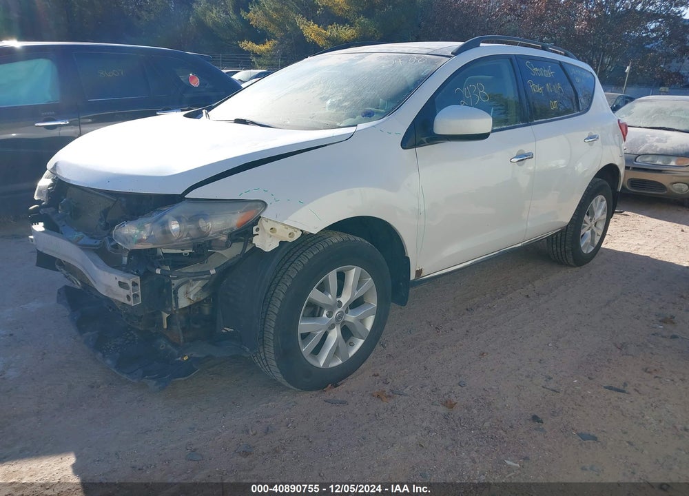 2012 NISSAN MURANO SV VIN: JN8AZ1MW7CW227433