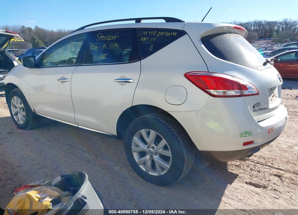 2012 NISSAN MURANO SV VIN: JN8AZ1MW7CW227433