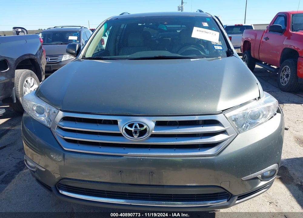 2012 TOYOTA HIGHLANDER SE V6 VIN: 5TDZK3EH2CS050630