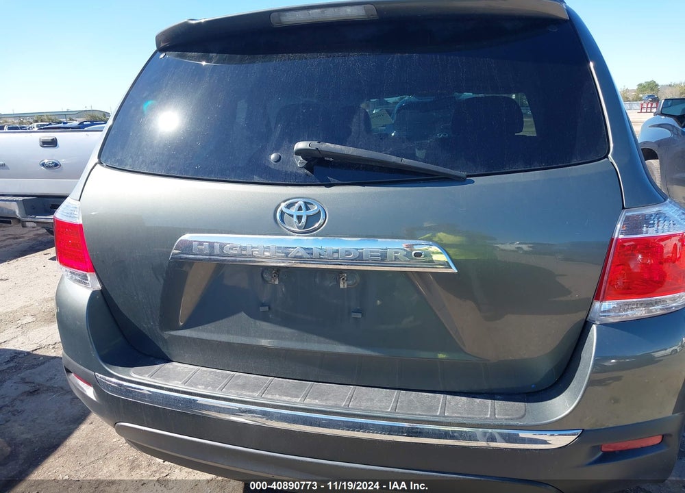 2012 TOYOTA HIGHLANDER SE V6 VIN: 5TDZK3EH2CS050630