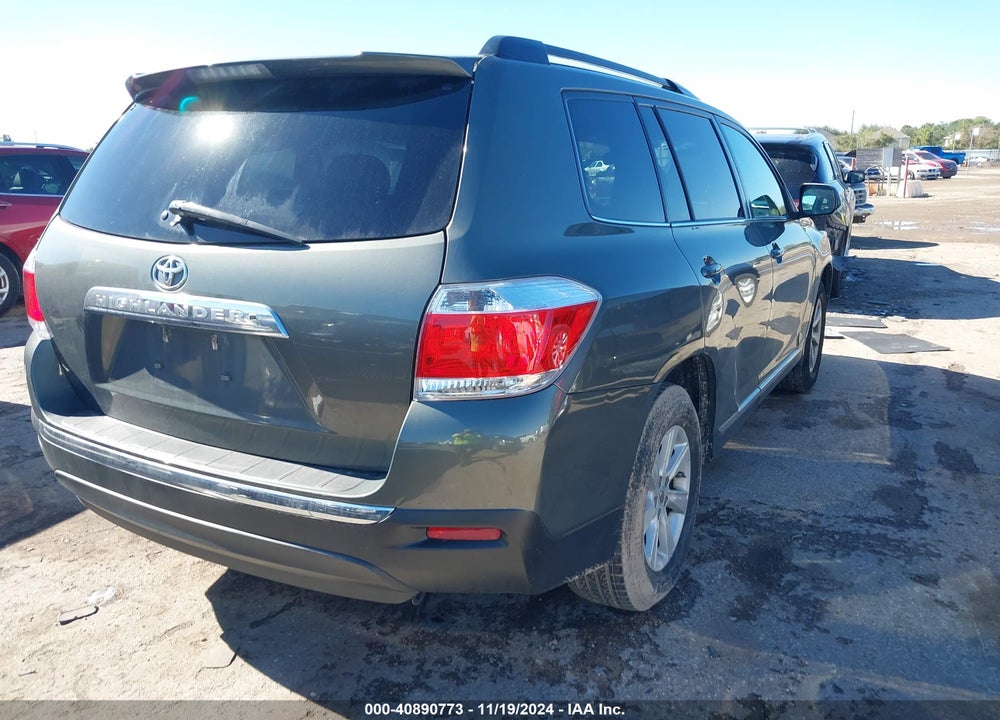 2012 TOYOTA HIGHLANDER SE V6 VIN: 5TDZK3EH2CS050630