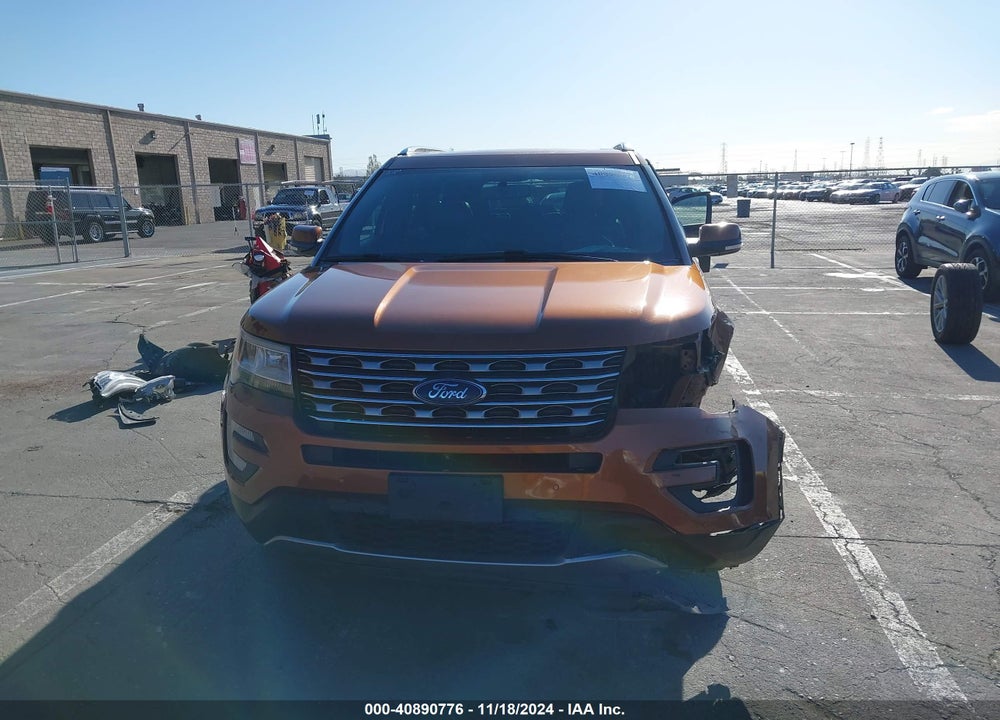 2017 FORD EXPLORER LIMITED VIN: 1FM5K7FH8HGC55922