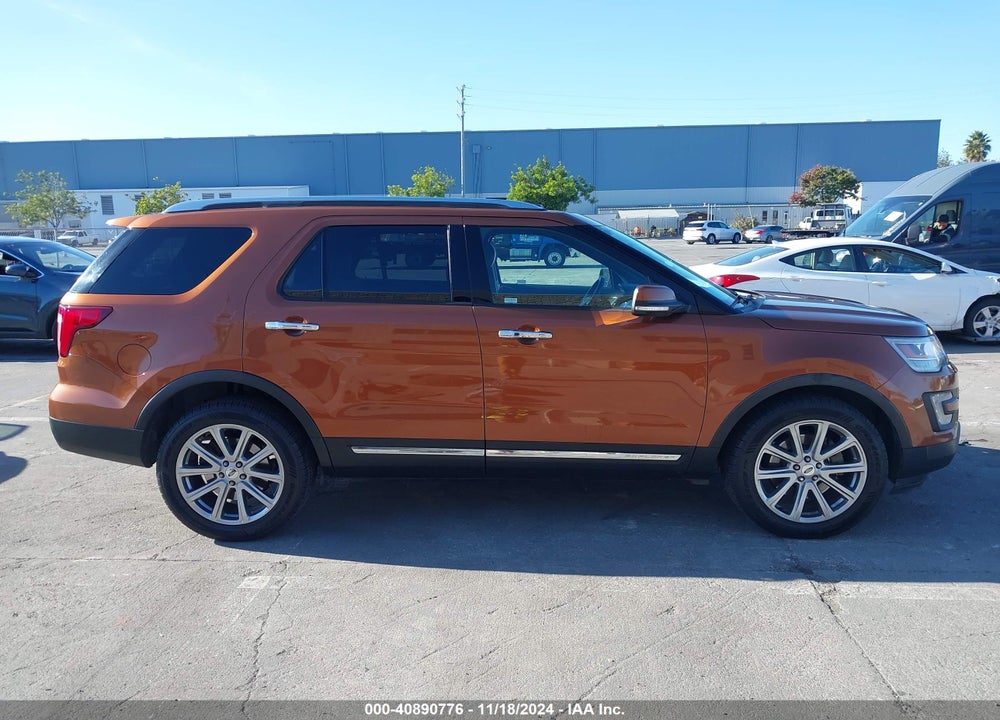 2017 FORD EXPLORER LIMITED VIN: 1FM5K7FH8HGC55922