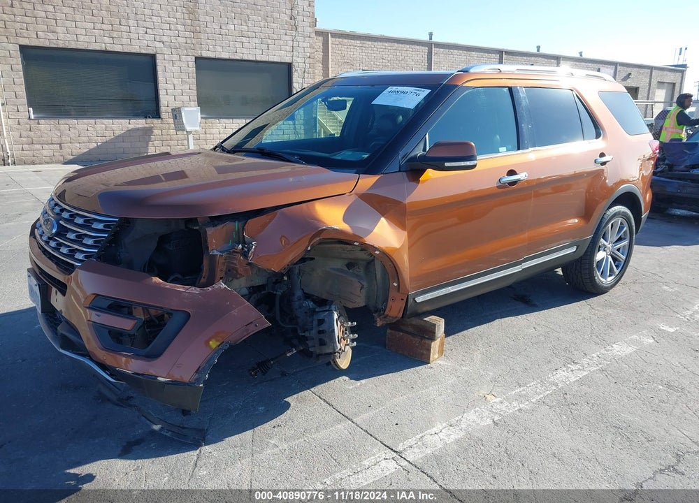 2017 FORD EXPLORER LIMITED VIN: 1FM5K7FH8HGC55922