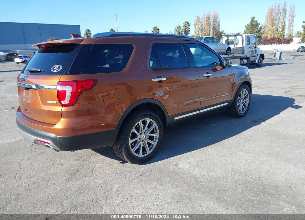 2017 FORD EXPLORER LIMITED VIN: 1FM5K7FH8HGC55922