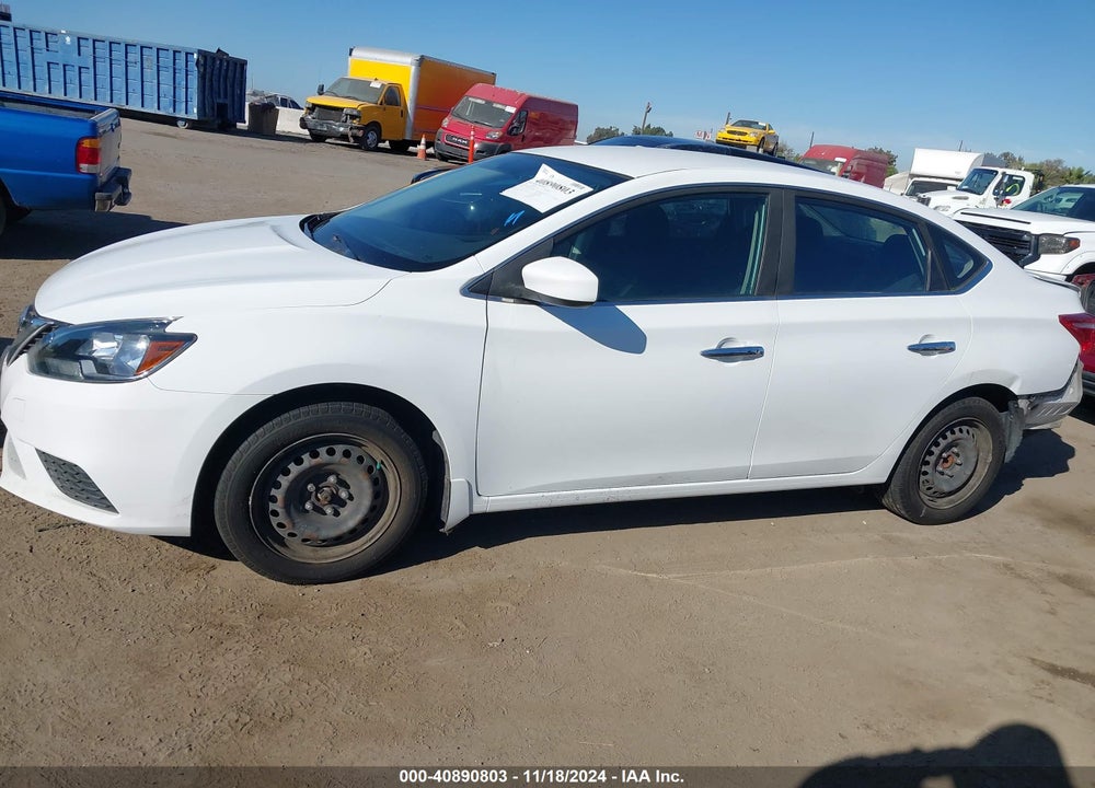 2017 NISSAN SENTRA SV VIN: 3N1AB7AP1HY228497