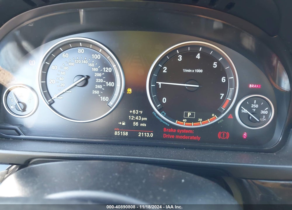 2013 BMW 528I XDRIVE VIN: WBAXH5C54DDW15724