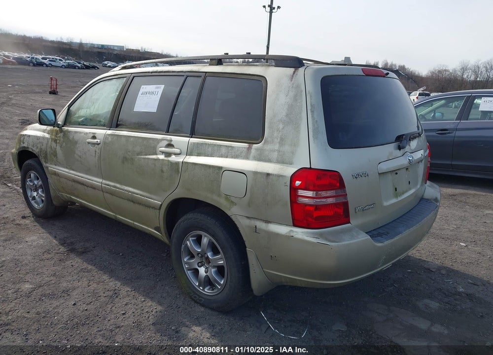 2003 TOYOTA HIGHLANDER V6 VIN: JTEHF21A430124387