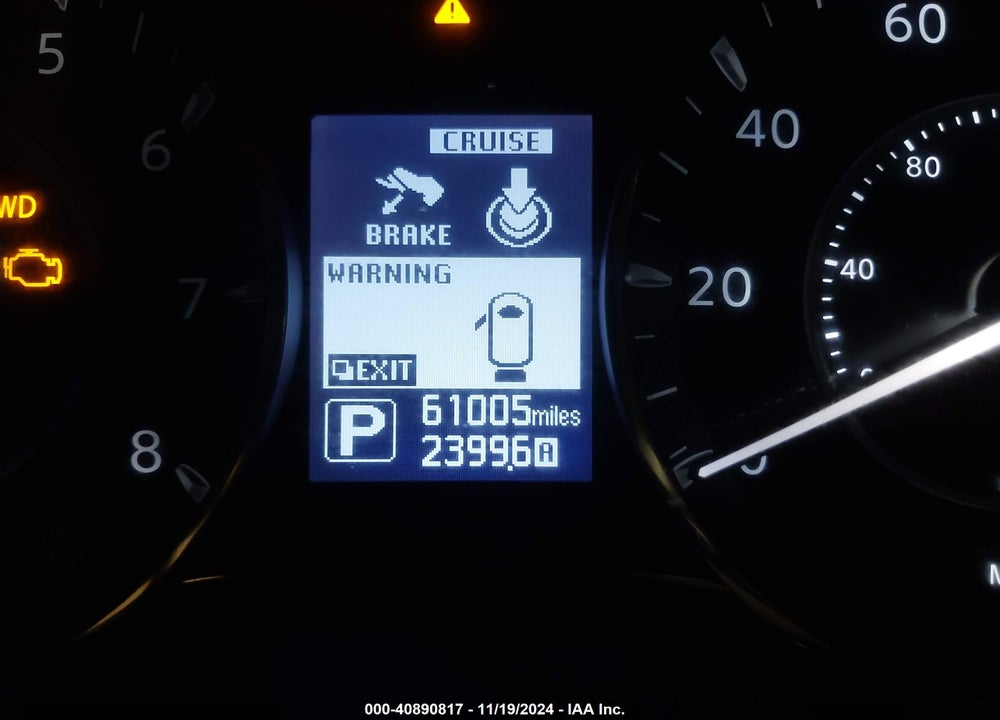 2019 NISSAN ARMADA PLATINUM VIN: JN8AY2NE8K9757986