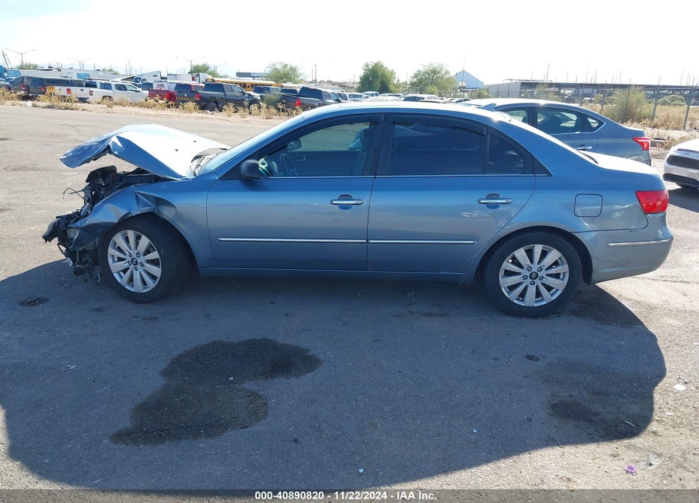 2009 HYUNDAI SONATA LIMITED V6 VIN: 5NPEU46F19H453797