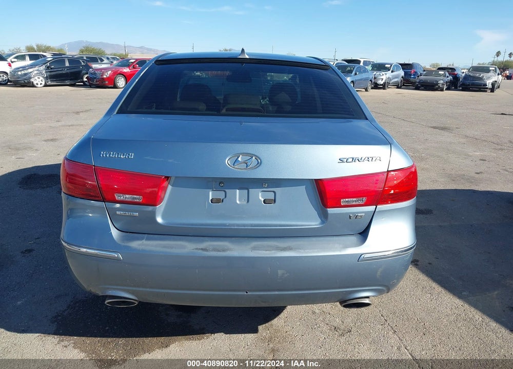 2009 HYUNDAI SONATA LIMITED V6 VIN: 5NPEU46F19H453797