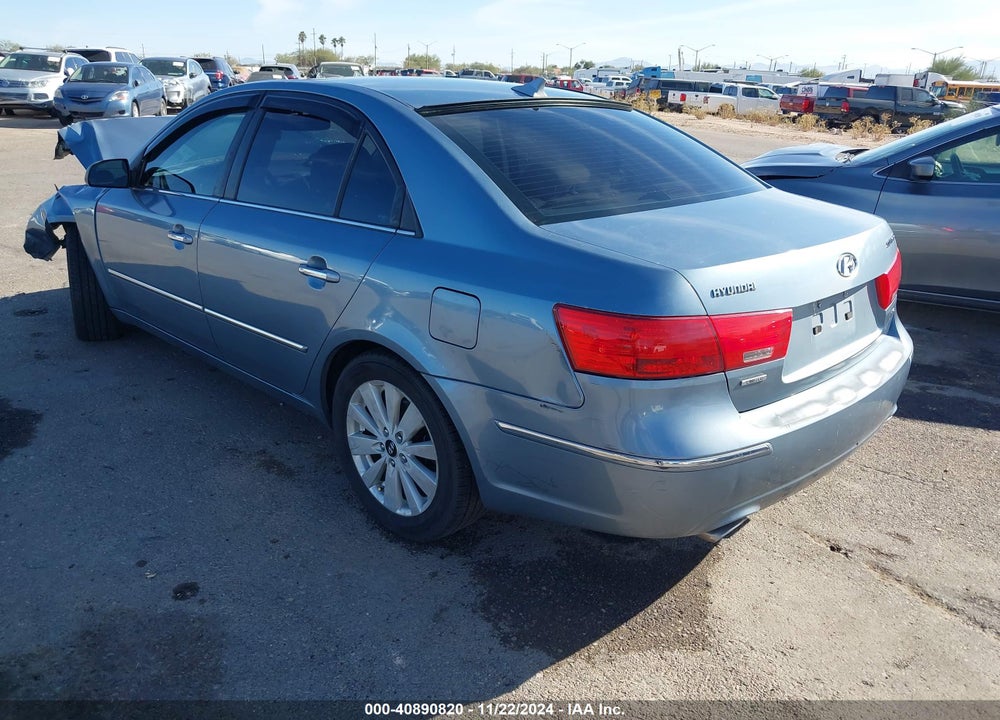 2009 HYUNDAI SONATA LIMITED V6 VIN: 5NPEU46F19H453797