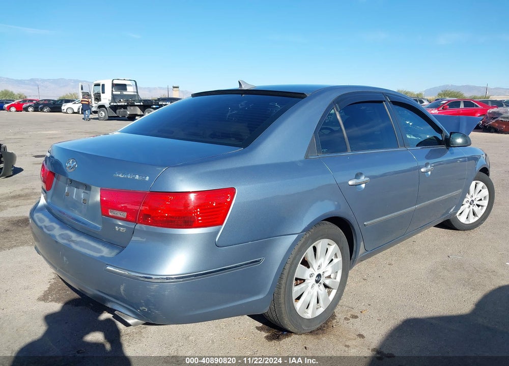 2009 HYUNDAI SONATA LIMITED V6 VIN: 5NPEU46F19H453797