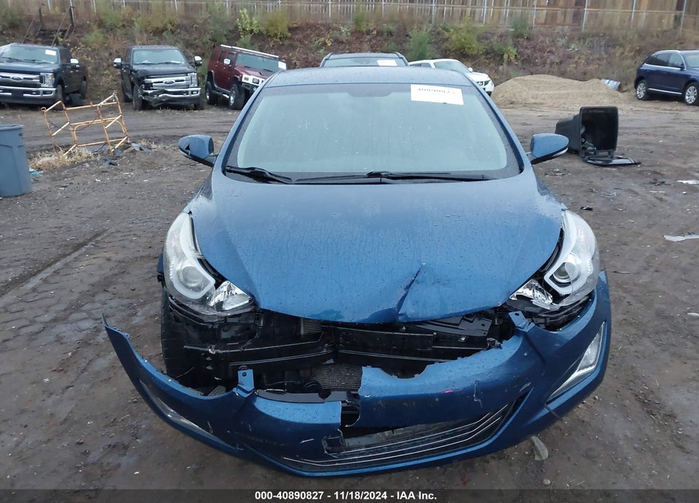 2014 HYUNDAI ELANTRA LIMITED VIN: KMHDH4AE8EU110950