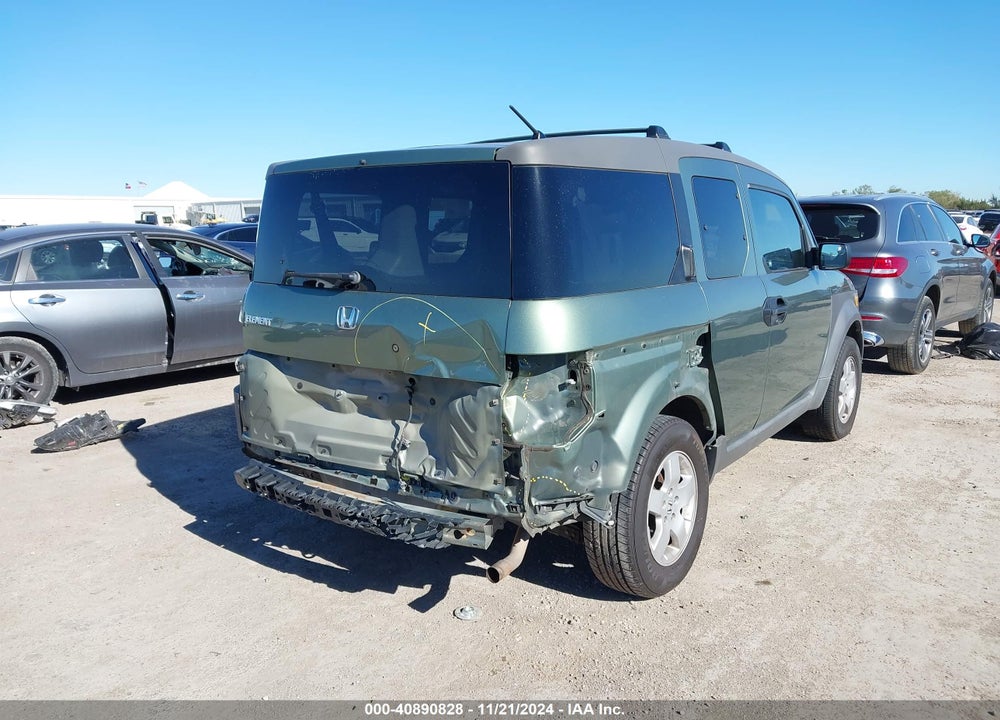 2004 HONDA ELEMENT EX VIN: 5J6YH28614L003939