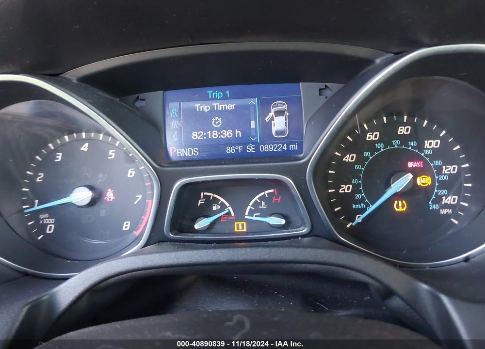 2013 FORD FOCUS SE VIN: 1FADP3F22DL107665