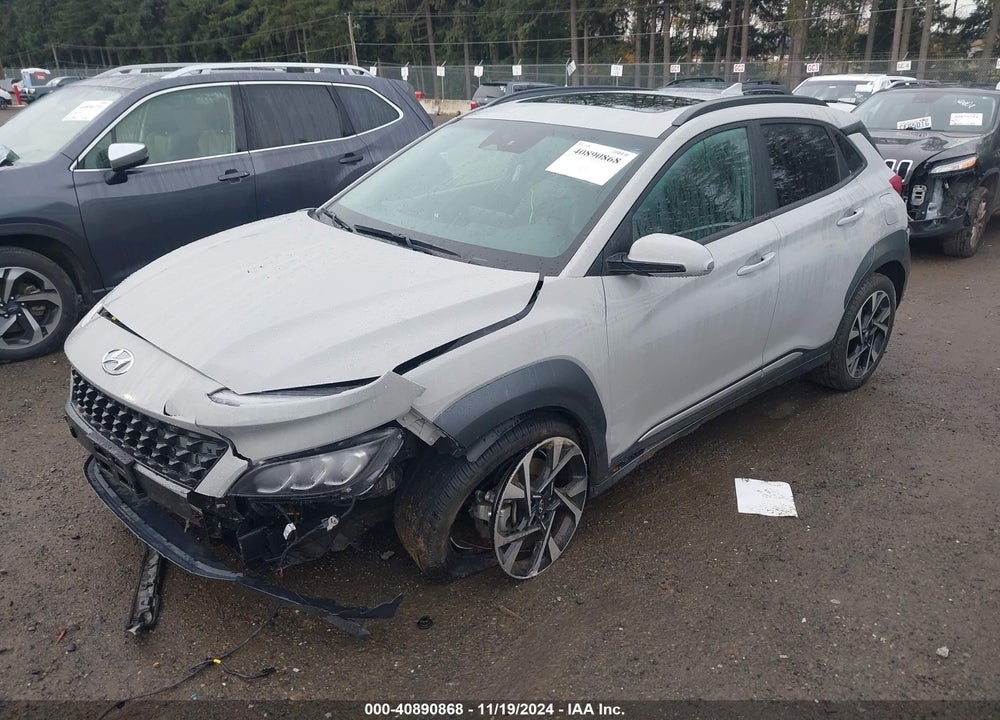 2022 HYUNDAI KONA LIMITED VIN: KM8K5CA35NU783140