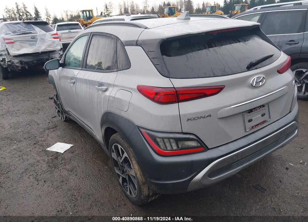 2022 HYUNDAI KONA LIMITED VIN: KM8K5CA35NU783140