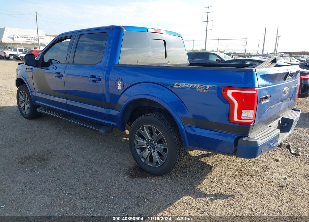 2017 FORD F-150 XLT VIN: 1FTEW1EP8HFA23941